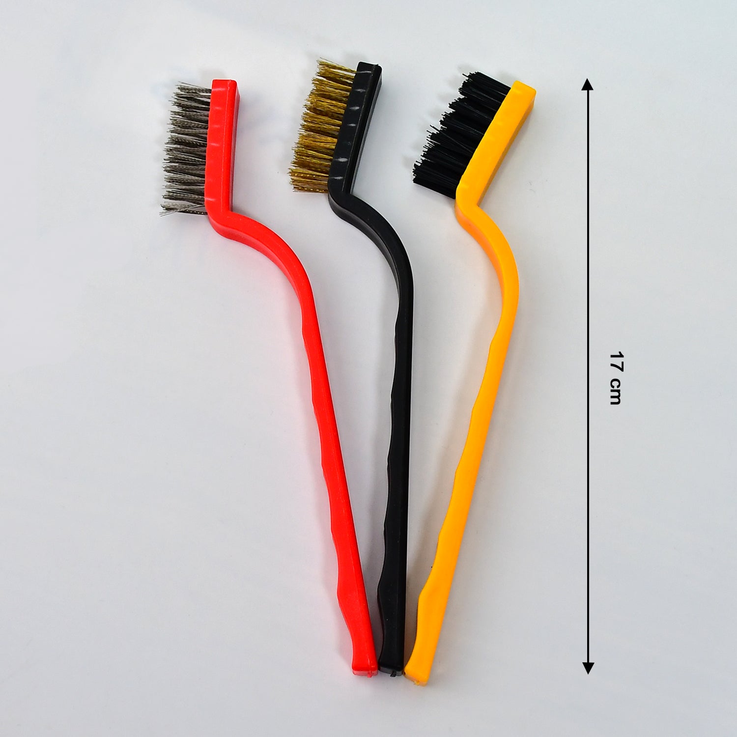 2166 3pc Mini Wire Brush Set Brass Nylon Stainless Steel Bristles Household Cleaning Brush for Gas Stove, Smoke Machine Tool Burner Tiles Tap Rust Removal Welding Slag Dirt & Paint Scrubbing. 2166 3pc Mini Wire Brush Set Brass Nylon Stainless Steel Bristles Household Cleaning Brush for Gas Stove, Smoke Machine Tool Burner Tiles Tap Rust Removal Welding Slag Dirt & Paint Scrubbing.